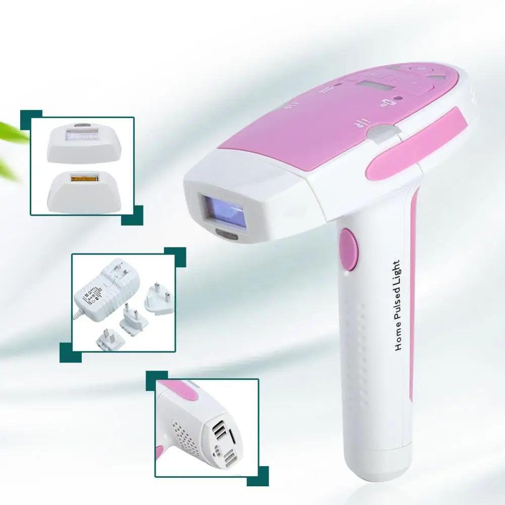 

IPL Laser Epilator Hair Removal Lady 2 Lamps LCD Permanent Bikini Trimmer Leg Body Hair Removal Depilatory depilador a laser