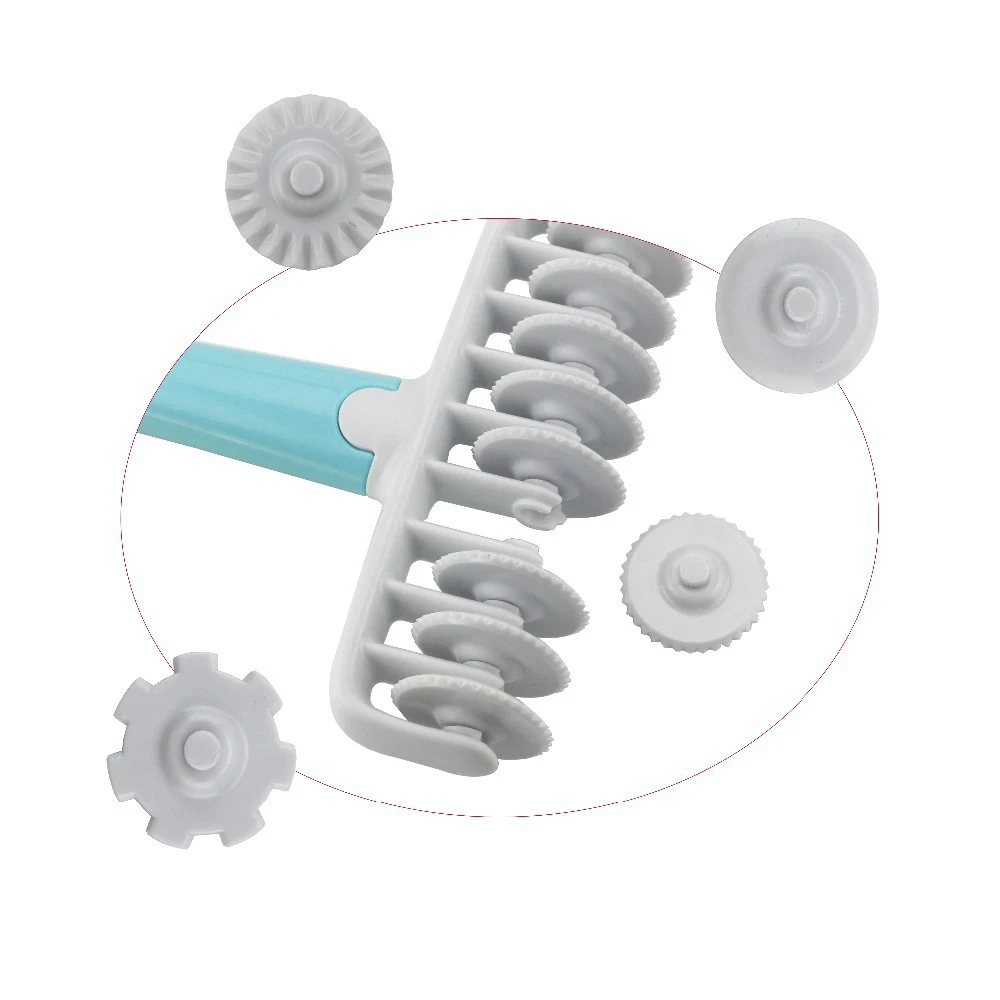 Cookie Pie Pizza Cutter Pastry Tool Bakeware Embossing Dough Roller Lattice Craft Cooking Tools kITCHEN use