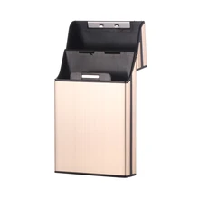 Алюминиевый сплав чехол для сигарет для женщин металлический ящик для хранения табака держатель для хранения до 20 сигар защитный чехол