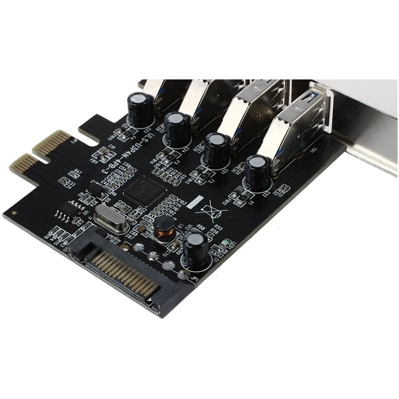 4 портовый Суперскоростной USB 3 0 PCI Express адаптер для карты контроллера 15 контактный