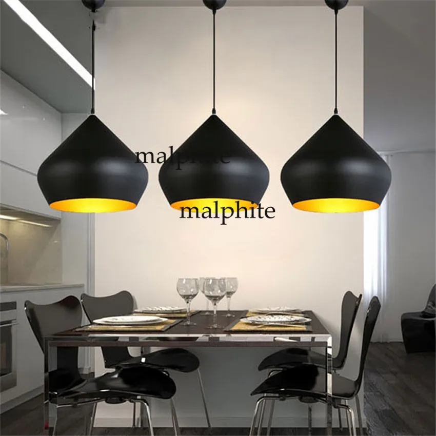

Modern Tom Dixon Pendant Lights Led Loft Gallery Hanging Lamp Dining Room Kitchen Home Fat Suspension Luminaire Industrial Decor