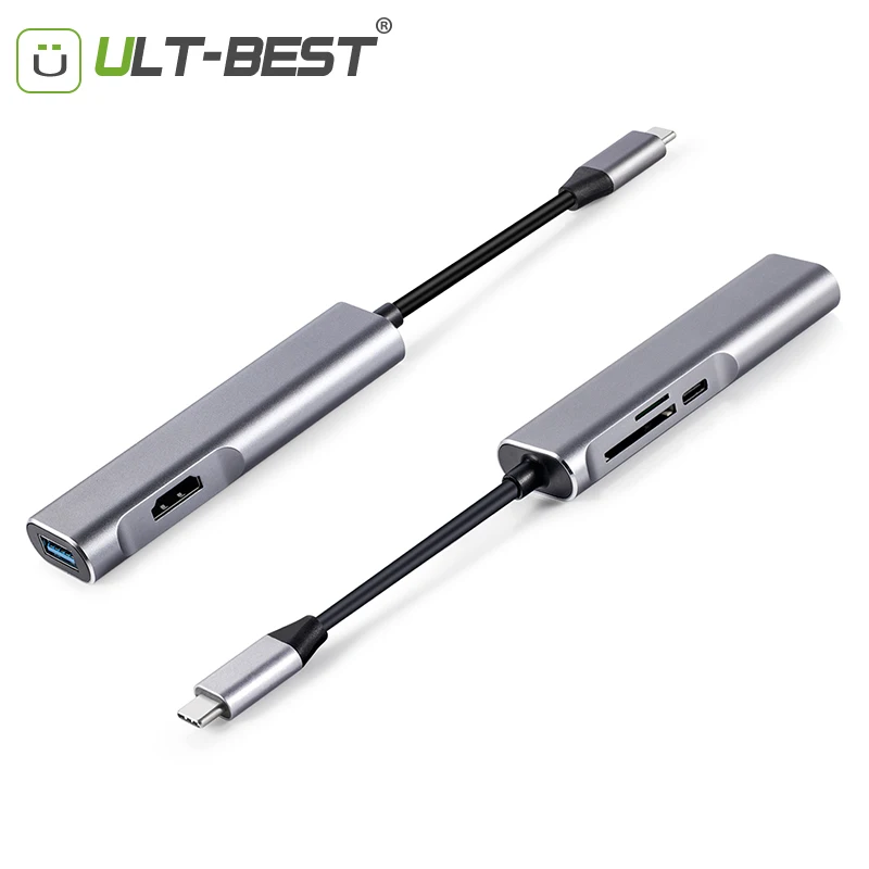 Ульт Лучший USB Тип C многопортовый адаптер концентратор к HDMI 3 0 устройство для