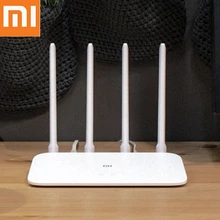 Роутер Xiaomi Mi 4A Gigabit Edition 2,4G 5G WiFi 16MB rom 128MB DDR3 с высоким коэффициентом усиления 4 антенна Пульт дистанционного управления с приложением 1000M Поддержка cv6