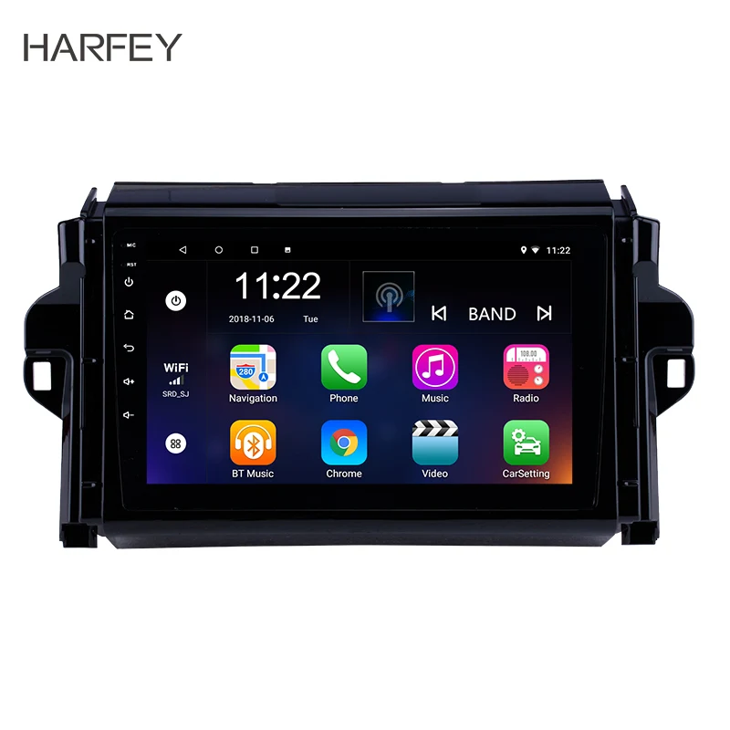 Автомобильный мультимедийный плеер Harfey радио GPS навигация 9 дюймов Android 10 0 для 2015