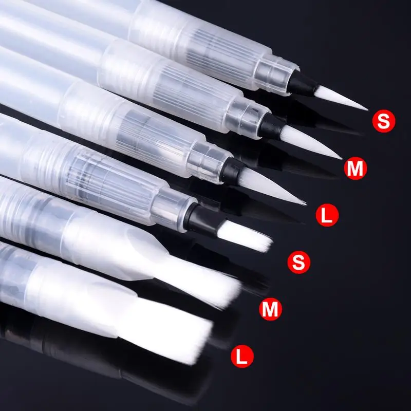 

Portable Paint Brush Water Color Brush Pencil Soft Watercolor Brush Pen For Beginner Painting Drawing Art Supplies