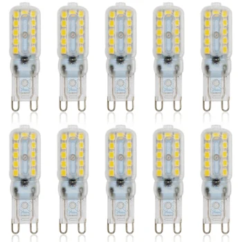 

10pcs G9 led 5W AC110V G9 led lamp Led bulb SMD 2835 LED g9 light Replace 30/40W halogen lamp light 22leds Lampada LED light