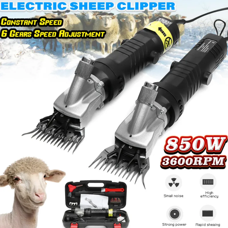 650W Electric Sheep Shearing Clipper Shear Goats Supplies Alpaca Farm Shears US