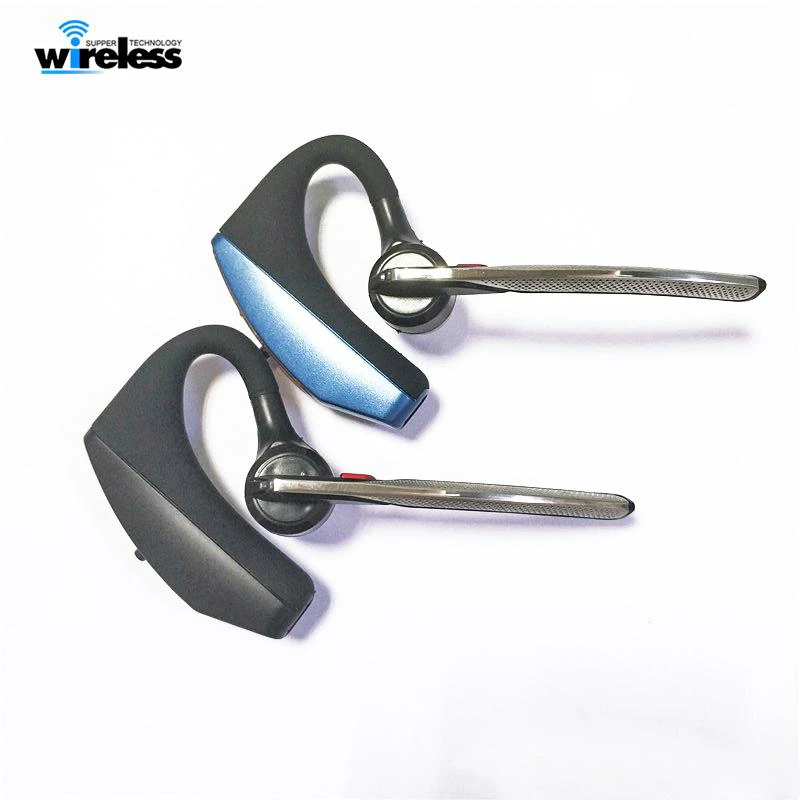 

V15 Business Bluetooth4.0 Earhook Headset Wireless Earphones Earbuds with Mic Voice Control Noise Cancelling for Smartphones