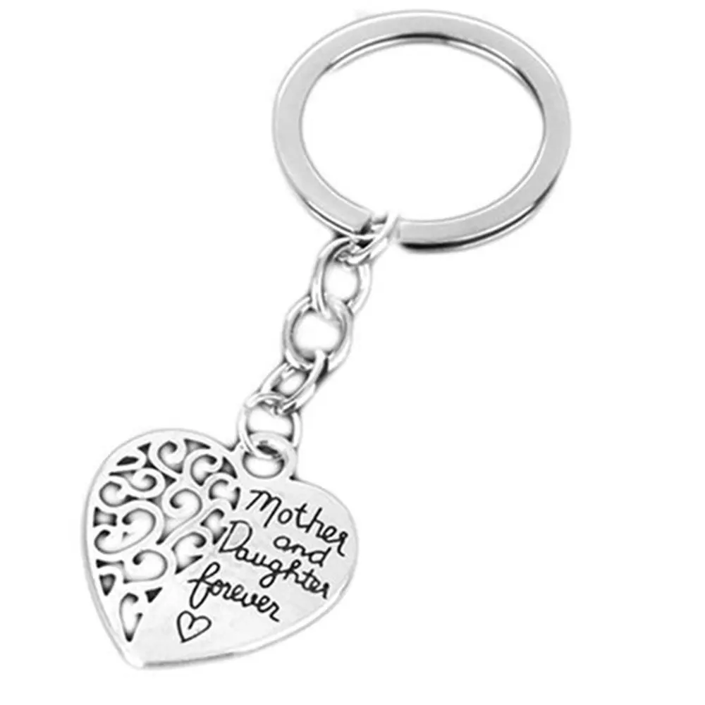 Одежда для мамы и дочки колько Forever Love выбитое сердечко кольцо ключей хороший