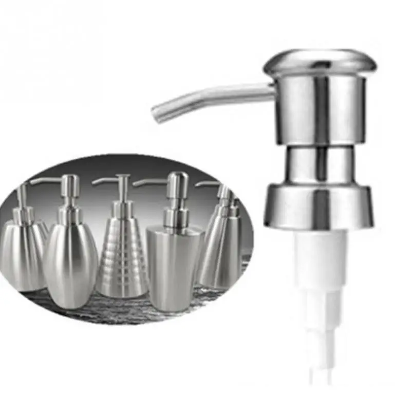

New 6 Types Stainless Steel Soap Pump Liquid Lotion Dispenser Replacement Jar Tube for Bathroom