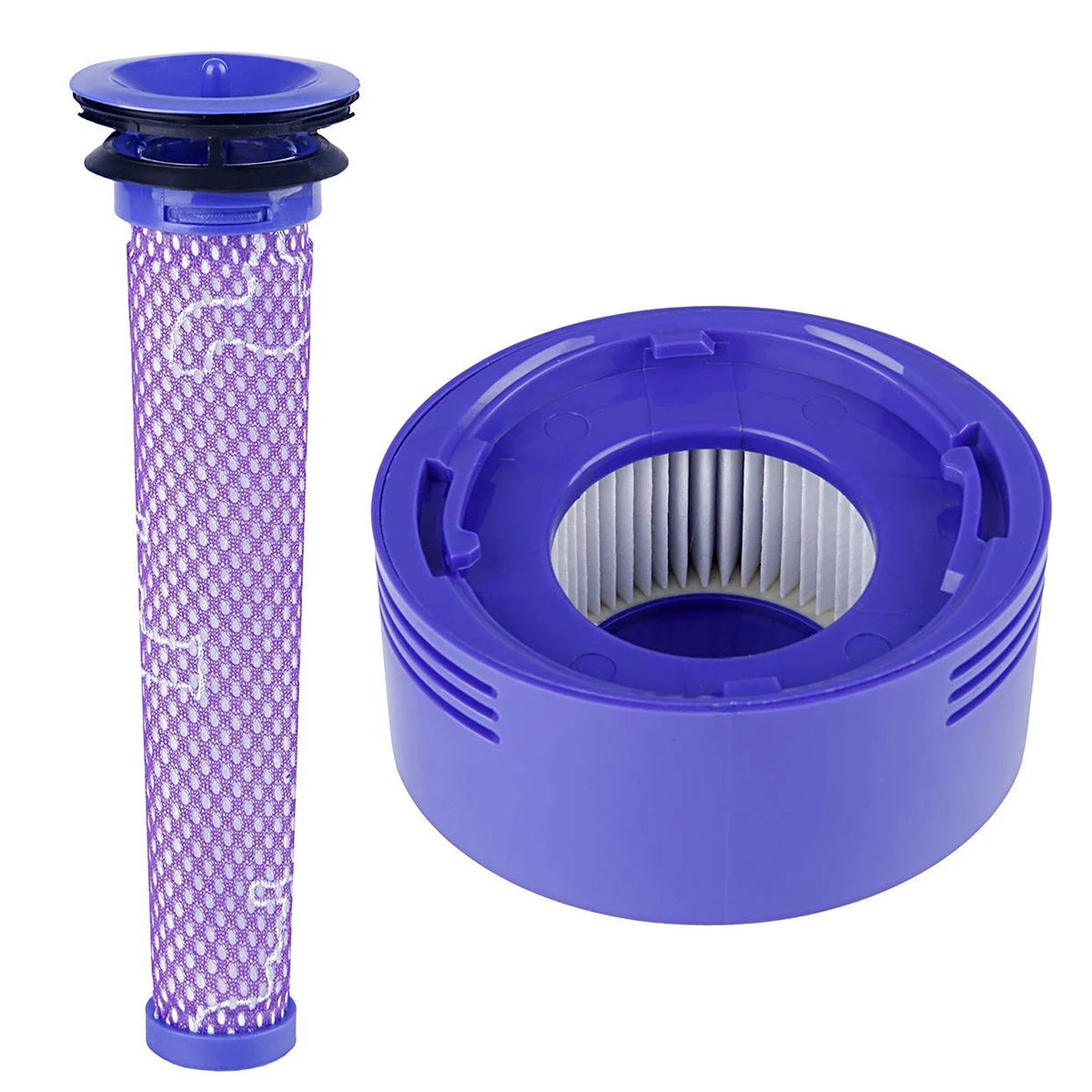 2 упаковки для Dyson V8 предварительный фильтр + HEPA Post совместимый V7 животное
