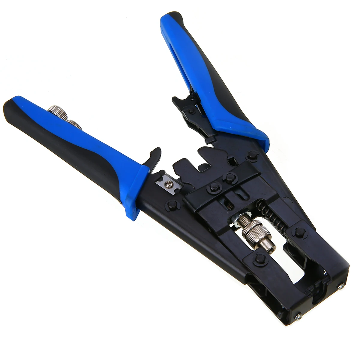 

Professional Coax Compression Crimper Pliers Tool BNC/RCA/F Connector RG59/58/6 Cable Wire Cutter Crimping Plier Hand Tools