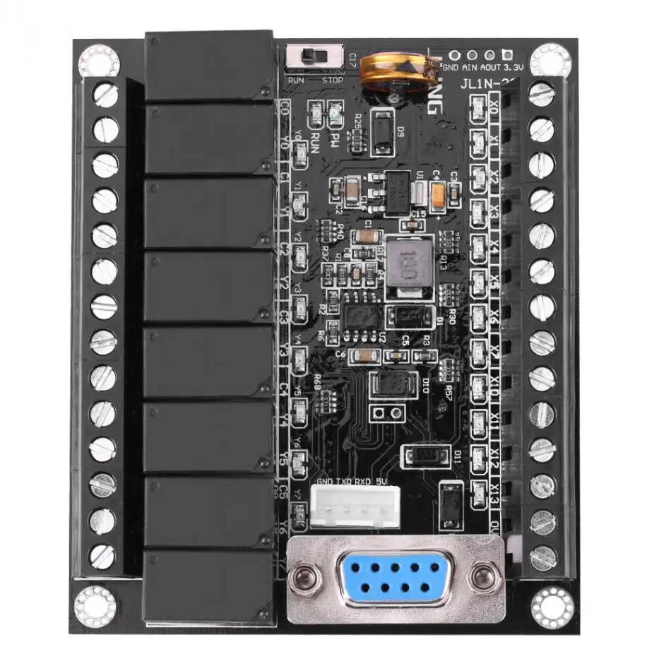 FX1N 20MR DC 24V регулятор ПЛК промышленный контрольный Программируемый логический