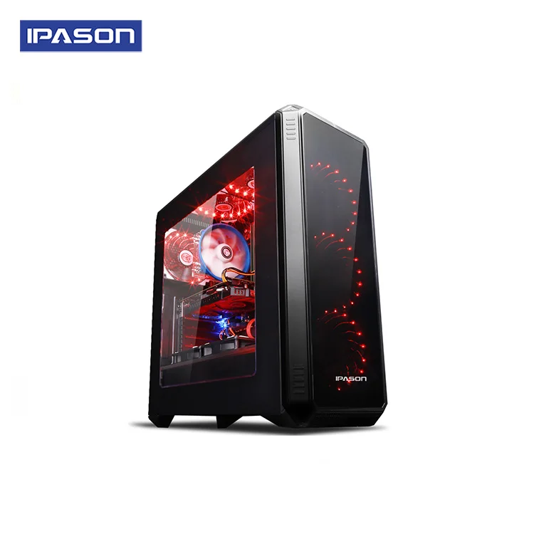  6-Core Gaming PC IPASON A5+AMD Ryzen5 2600 DDR4 8G 2666 RAM 120G SSD Dedicated Card RX580 8G PUBG G