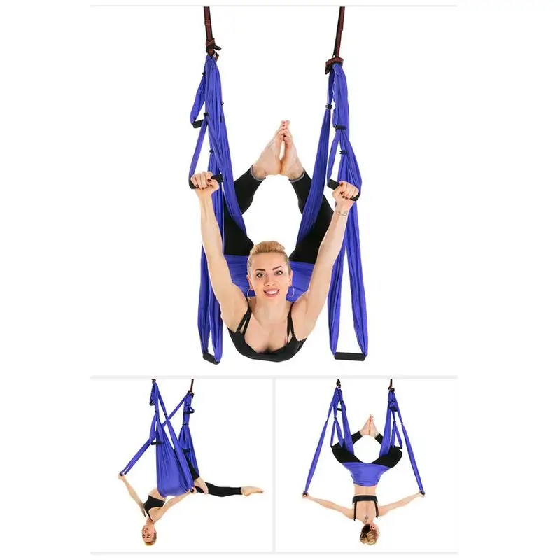 

Strength Yoga Hammock Official Band-Yoga Trapeze Anti-gravity Swing/Sling/Inversion Tool For Women Sport Fitness Yoga Gym Set