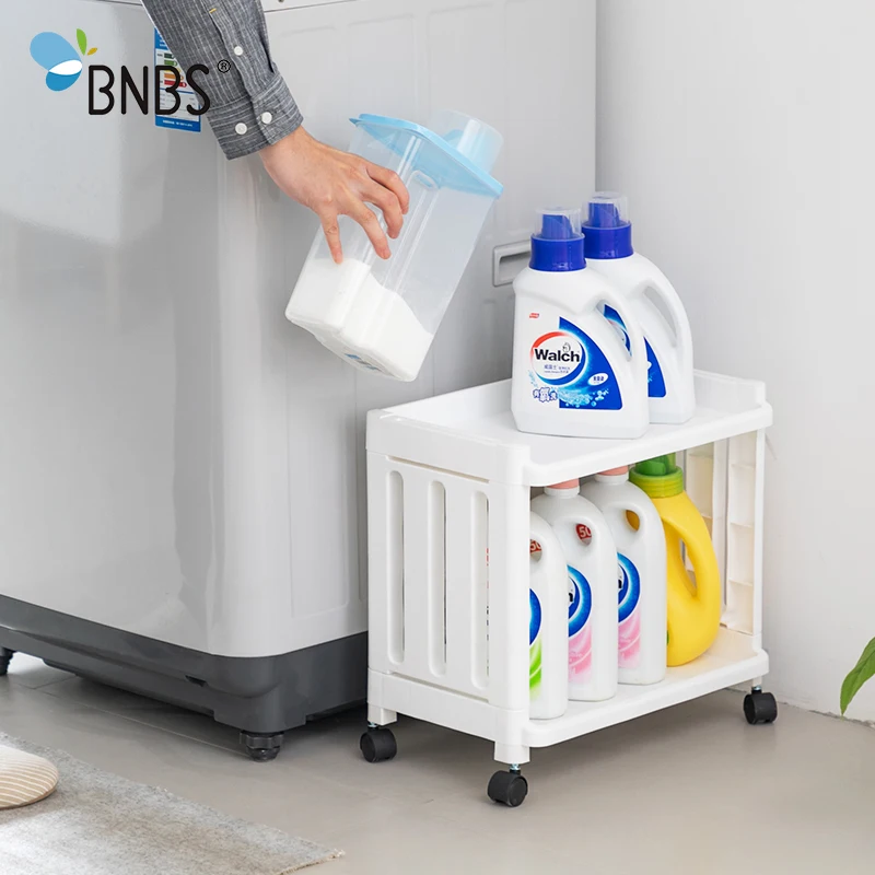 BNBS الحمام المنظم متعددة طبقة حامل رف حمام الجرف منشفة أرفف تخزين القابلة للإزالة مع عجلات المطبخ BNBS الحمام المنظم متعددة طبقة حامل رف حمام الجرف منشفة أرفف تخزين القابلة للإزالة مع عجلات المطبخ