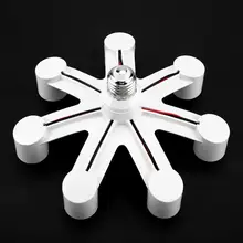 Винтажный Ретро 85-285 в E27 светодиодный цоколь адаптер конвертер для дома студийная фотография 6 7 головок лампы держатель