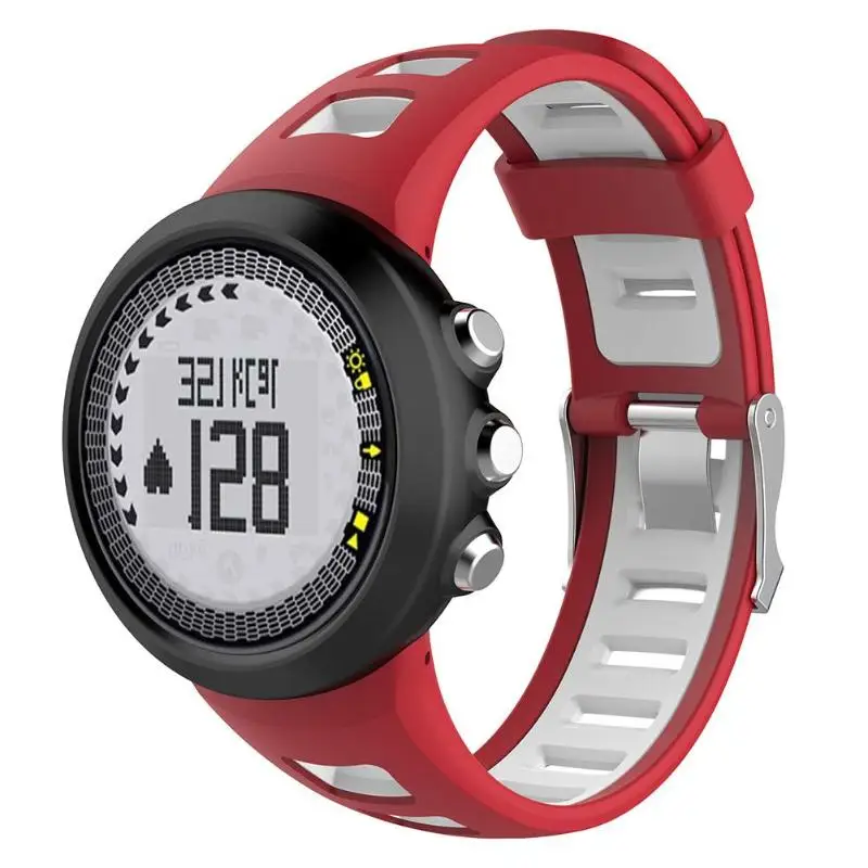 

Vanpower 2019 New Soft Silicone Bracelet Smart Watch Strap Band for Suunto Quest M1 M2 M4 M5 Two-tone Adult Smart Accessories