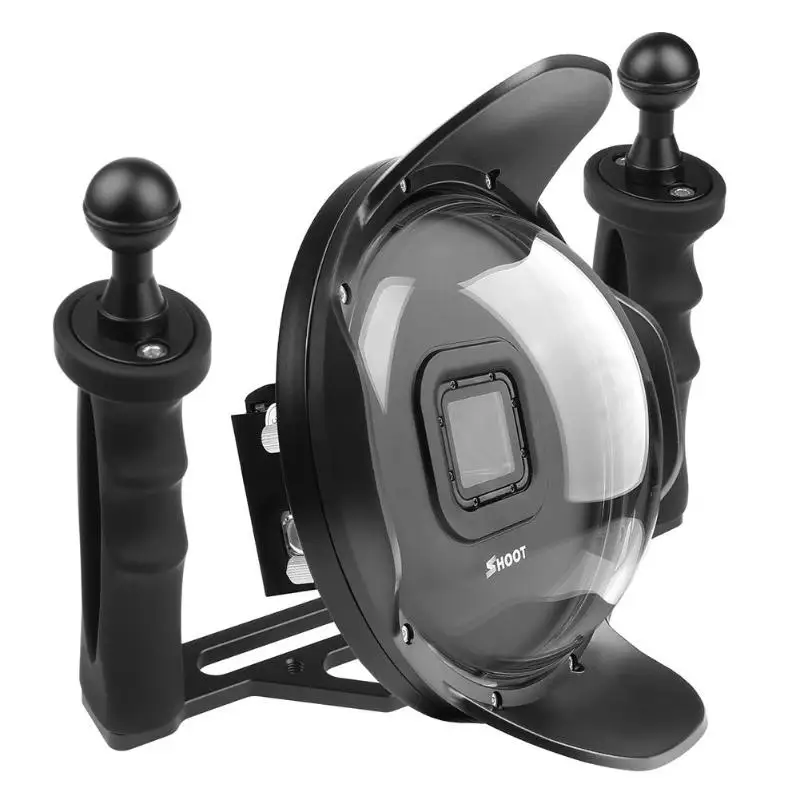 

Upgraded 5.0 Version Stabilizer Tray Dome Port 6 inch Diving Handheld Lens Hood Dome for GoPro Hero 5/6/HERO Black Camera
