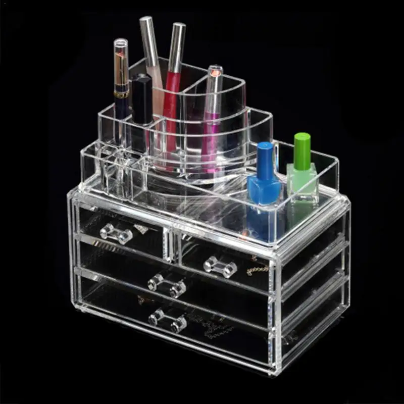 

Multi-layer Optional Rack Acrylic Clear Nail Polish Cosmetic Display Stand Holder Jewelry Manicure Tool Organizer Storage