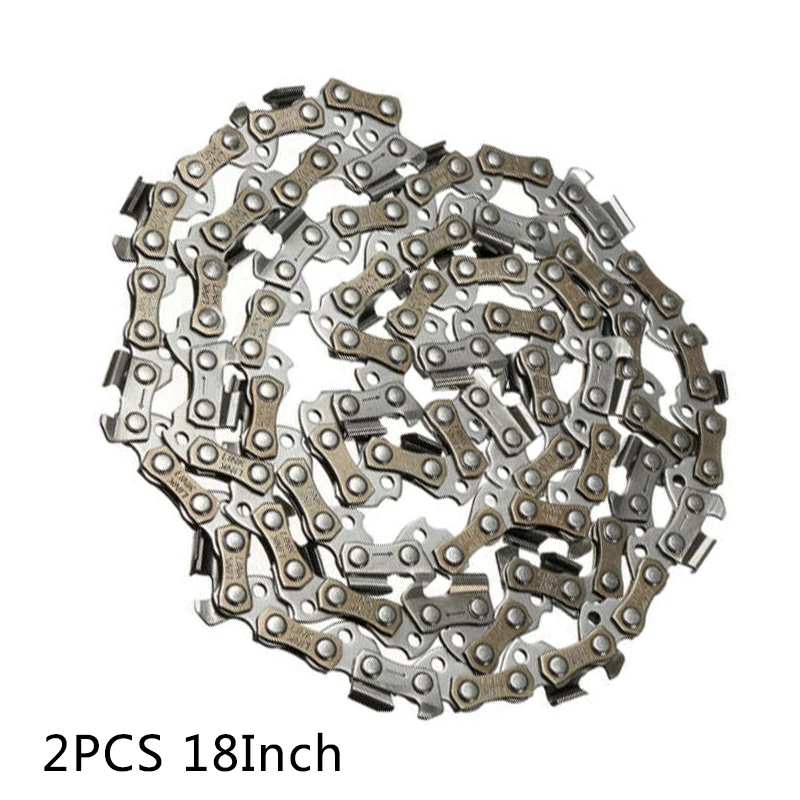 

18 Chainsaw Saw Chain Blade Pitch 62 Drive Link 3/8 LP 0.050 Gauge For Poulan