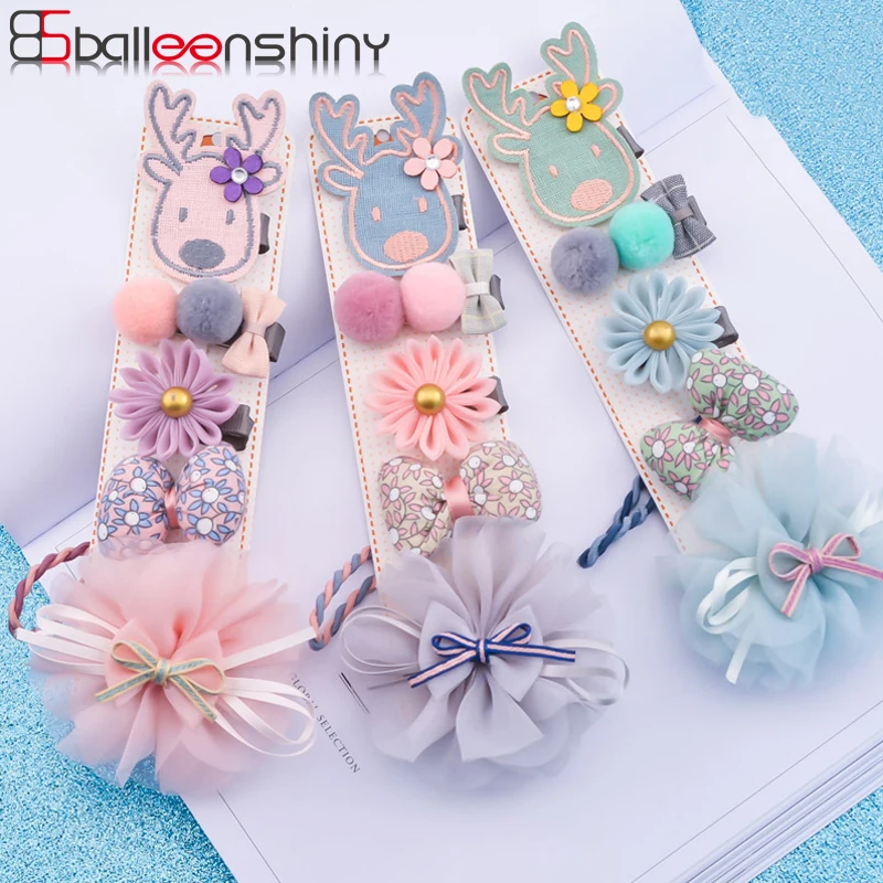 Ballleenshiny 5Pcs Plush Ball Flowers Hairpins Set Baby Girls Cartoon Elk Hair Clip Bowknot Rubber Band Kids Accessories huismerk kopen in de aanbieding Ballleenshiny 5Pcs Plush Ball Flowers Hairpins Set Baby Girls Cartoon Elk Hair Clip Bowknot Rubber Band Kids Accessories huismerk kopen in de aanbieding