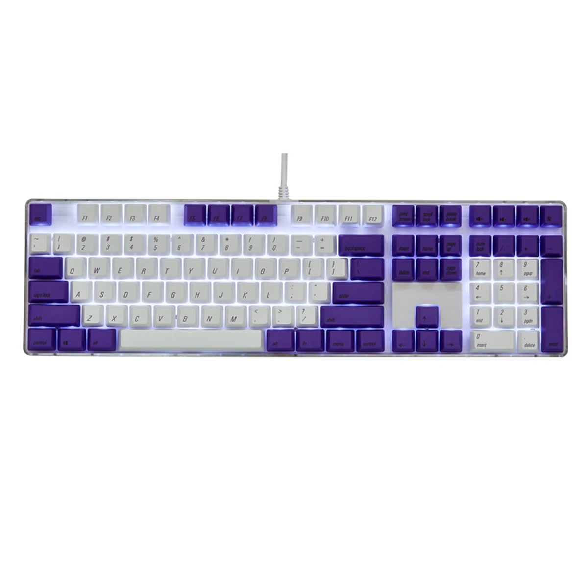 Игровой Keycap-Magicforce 108 Ключ УФ-свет Цвет краска-sub клавишные колпачки pbt набор клавишных колпачков для Механическая клавиатура-только