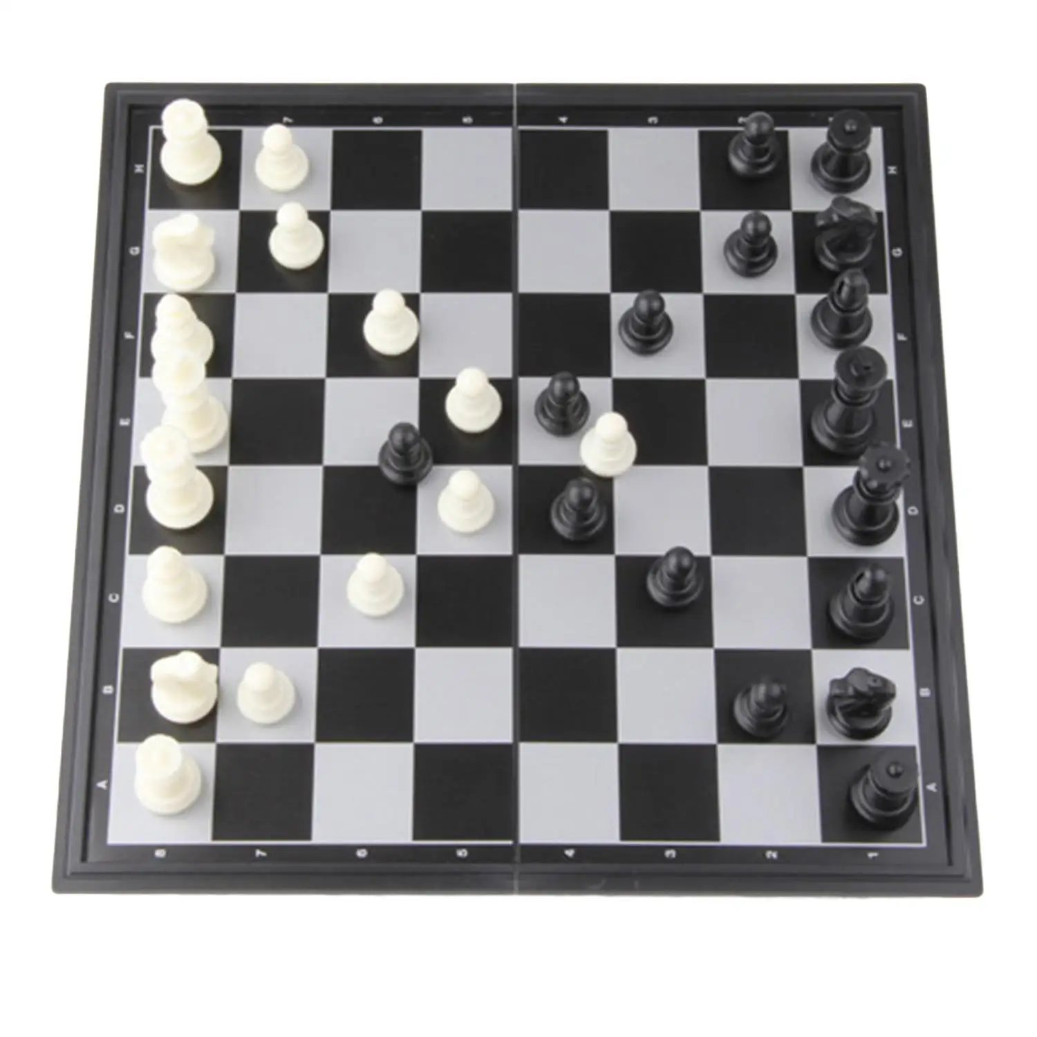 Internacional de Xadrez Jogo de Xadrez Jogo de Xadrez com Tabuleiro Dobrável de Entretenimento Magnetic Chess Grupo Tabuleiro Educativo com