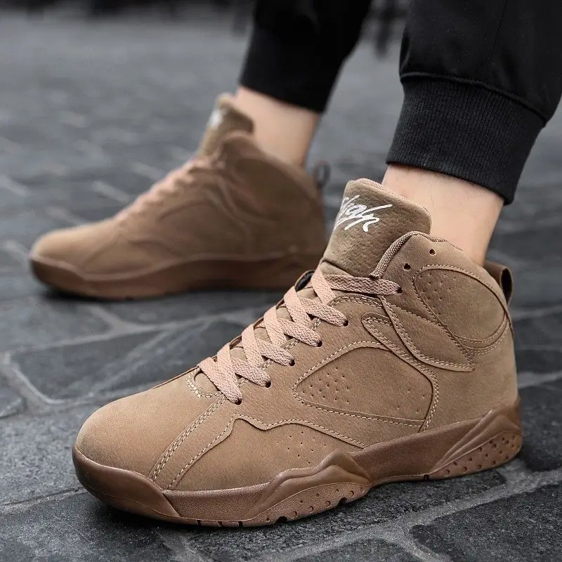 

NIS Men High Top Sneakers Men's Vulcanize Shoes Sport Running Basketball Shoes Spring Autumn Breathable Sneakers Big Size 39-44