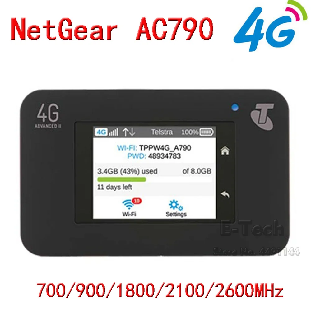 Разблокированный Netgear Aircard 790s(AC790S) 300 Мбит/с Cat 6 4G Мобильная точка доступа Wifi роутер портативный Wi-Fi Rout PK E5776s-32 AirCard 782S