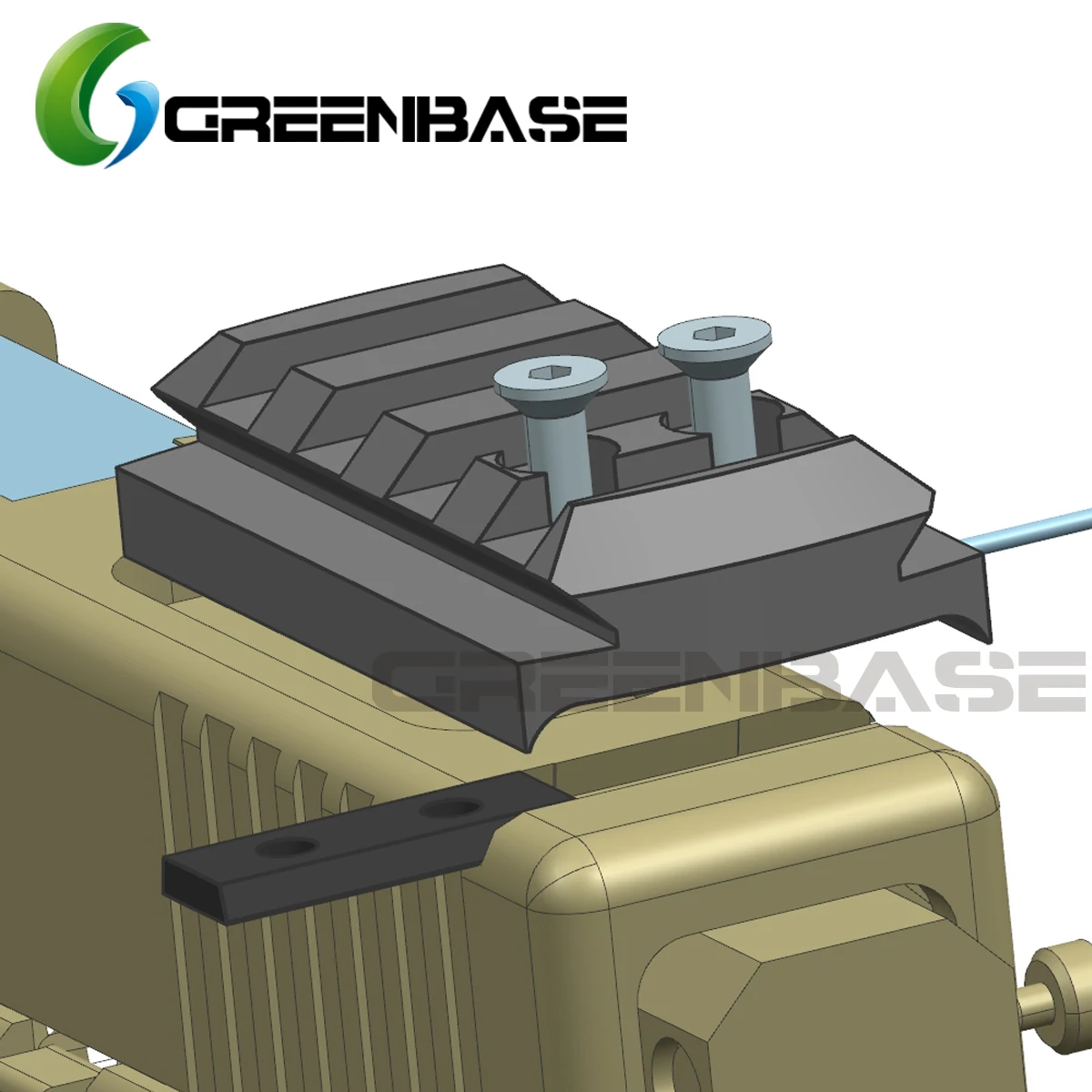 Монтажная пластина Glock GREENBASE для Пикатинни 17 19 22 23 26 27 34|Кронштейны и аксессуары