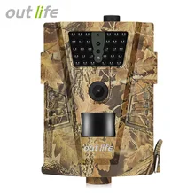 Outlife охотничья камера 12MP 1080P 30 шт. Инфракрасные светодиоды 850nm ИК-ловушка, игровая камера, камера для охоты на диких животных, фото-ловушки