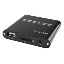 Мини HD P 1080 p SD USB Multi Media Player для HDMI/AV/MMC MKV AVI Blue-ray фильмы ЕС Plug