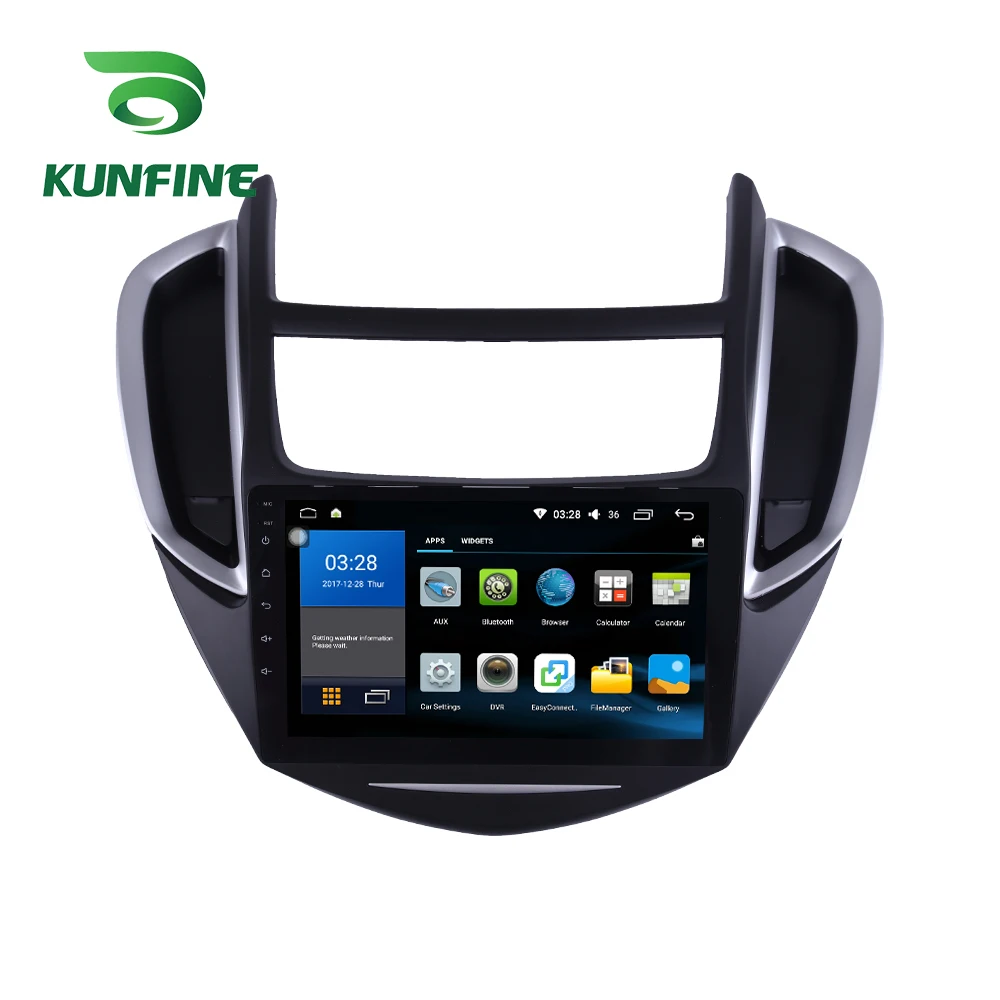Octa Core 1024*600 Android 8.1 Car DVD GPS Navigation Player Deckless Car Stereo For Chevrolet TRAX