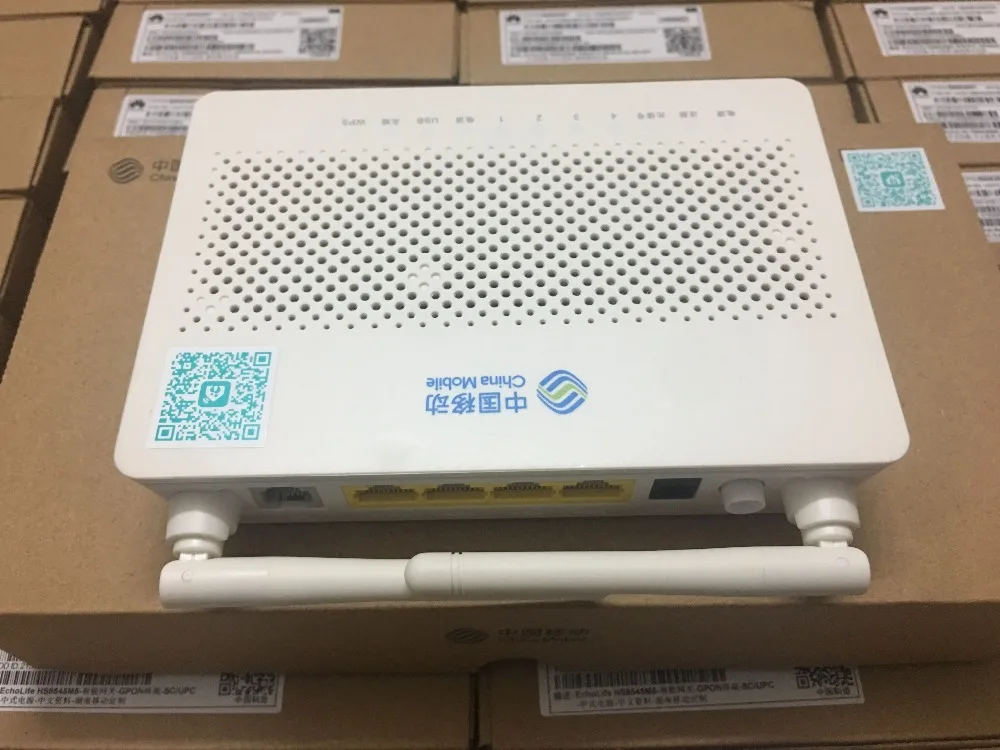 10 шт. YPAY GPON ONU hua wei HS8545M5 Мини Размер ONT FTTH HGU режим маршрутизатора 1GE + 3FE 1TEL USB 2 4