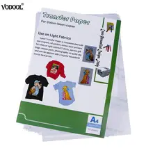 10 шт A3 лазерной передачу тепла Бумага само прополка Бумага для футболка фартуки сумки Термальность переводы Бумага художественных промыслов печати Бумага