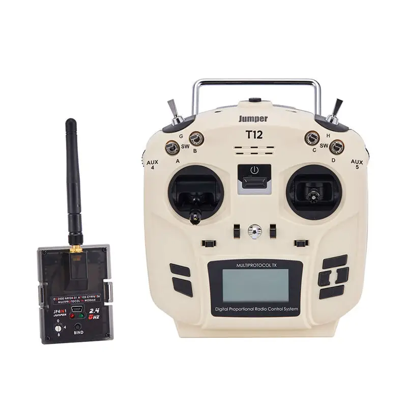

Jumper T12 OpenTX 16CH Radio Transmitter Remote Controller With JP4-in-1 Multi-protocol RF Module Left Hand Mode 2