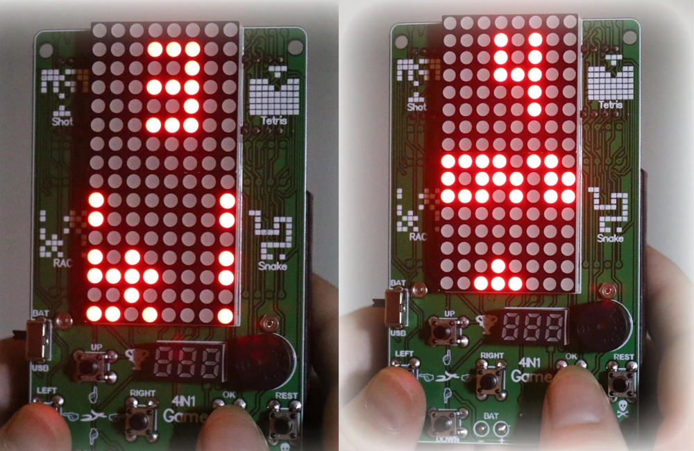 Преимущество торговля электронный DIY набор 8x16 матричный игровой автомат для тетрис/змея/выстрел/Гонки Diy Набор электронный