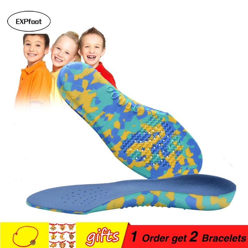 Children Premium Grade Orthotic Insole by EXPfoot . Lightweight Soft