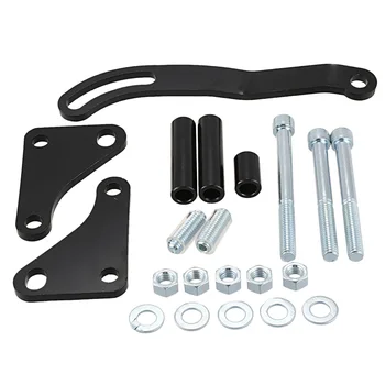 

SBC Black Power Steering Pump Mounting Bracket For SWP LWP Saginaw for G M SB Chevy 350
