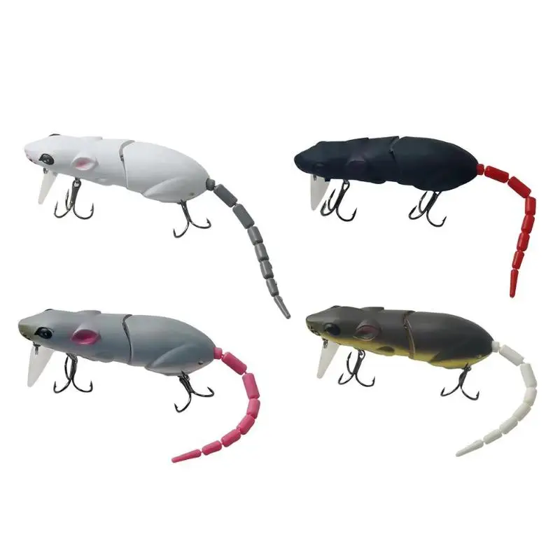

Artificial Fishing Lure Plastic Minnow Mouse Swimbait Rat Fishing Bait Fishing Lure with Hook Outdoor Fishing Tackle