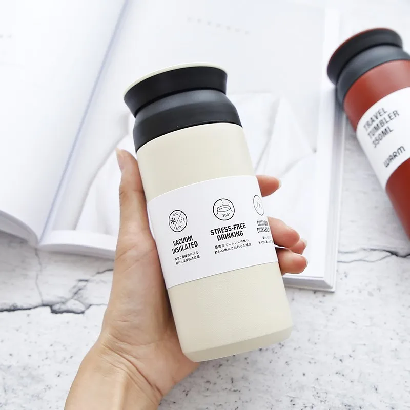 

Soffe Brief Creative Stainless Steel Thermos Bottle 350ml 24 Hours Insulation Portable Travel Coffee Bottle For Office Home