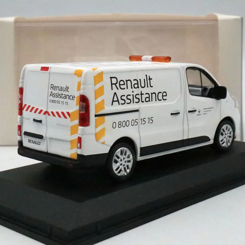 Norev 1/43 RENAULT Trafic 3 Сервис ou помощь белые модели литья под давлением Ограниченная серия коллекция игрушек