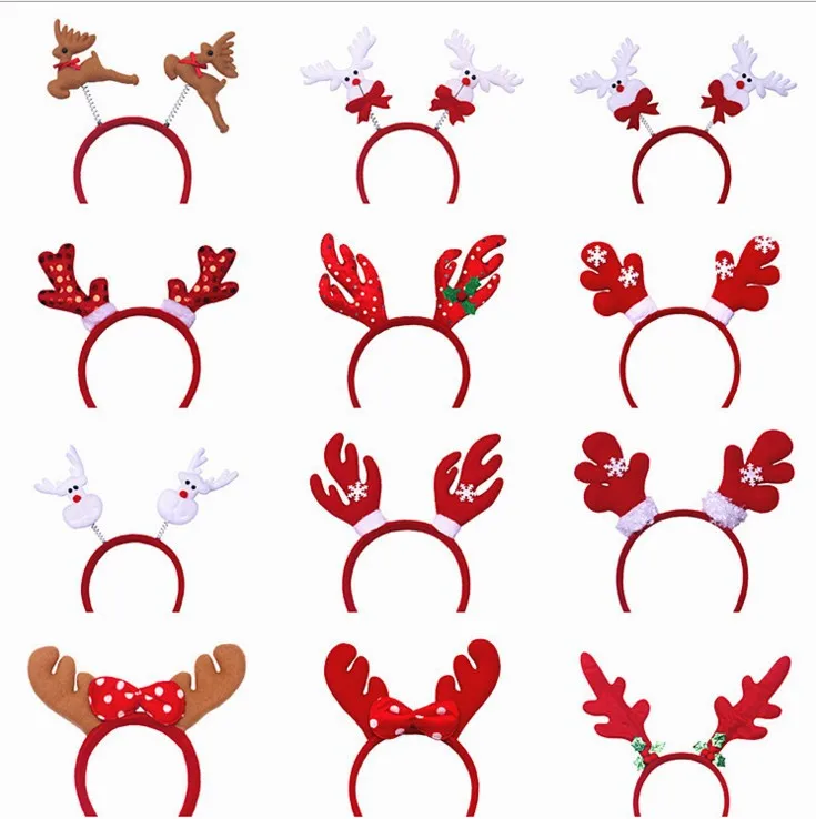 Randomly 3pcs lot Christmas Headband Baby Headbands Adult Children Xmas randomly-3pcs-lot-christmas-headband-baby-headbands-adult-children-xmas