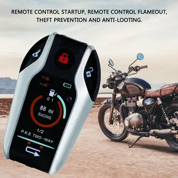 

Motorcycle Alarm Remote Control Starter Motor Automotive Security Devices for Motorbike Anti Theft Device Remote Alarm 11.11