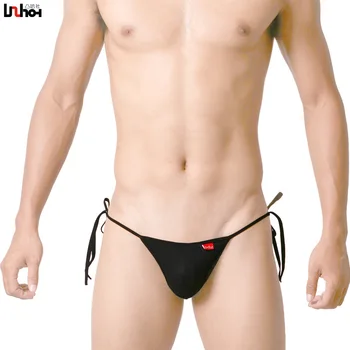 Biancheria intima sexy da uomo Slip Pantaloncini Homme Slip Mutande di cotone Maschile U Custodia convessa Cinghia Mutandine a vita bassa Cueca calzoncillos