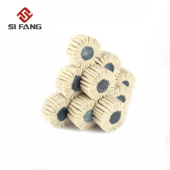 

2-10Pcs 60mm Wool Grinding Head For Mirror Polishing Dremel Rotary Tool