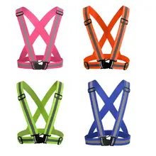 Велосипедная Светоотражающая безрукавка для строительства дорожного движения склад видимость куртка безопасности светоотражающие полосы одежда Униформа