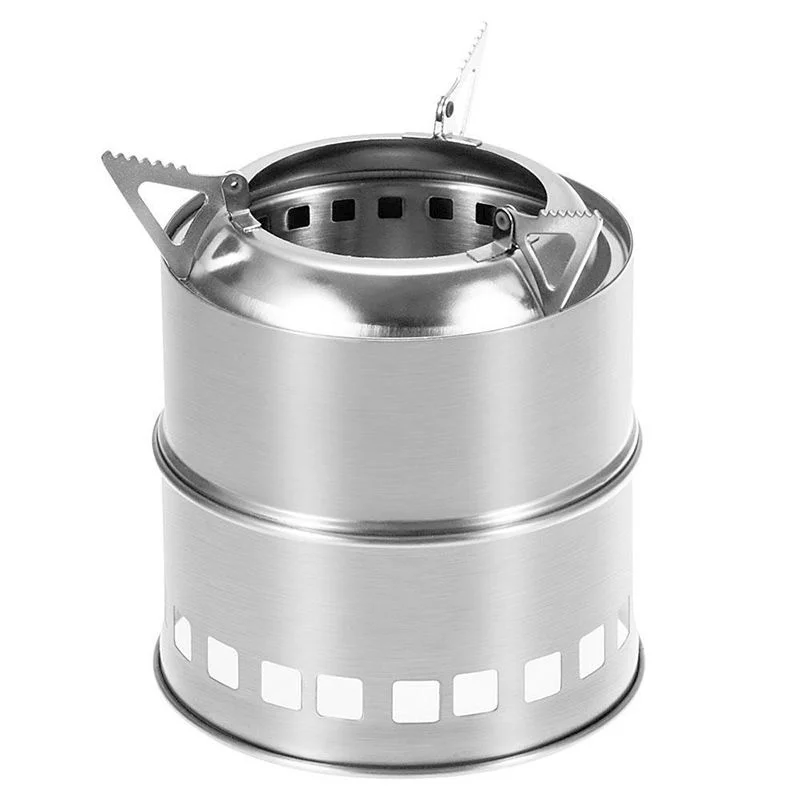 

Portable Wood Gas Burning Outdoor Camping Picnic Party Stove Alcohol Stove