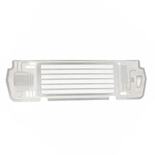 Металлический стальной радиатор гриль пластина автомобильный аксессуар комплект легкий серебристый прочный